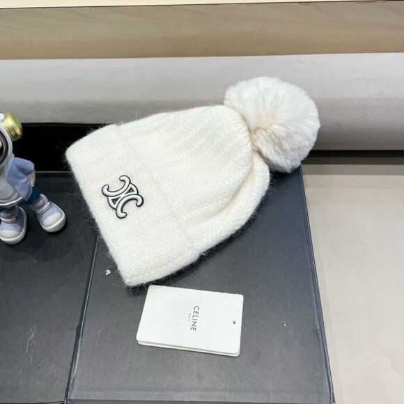 Celine hat wool blend knitted hat - Picture 2 of 8